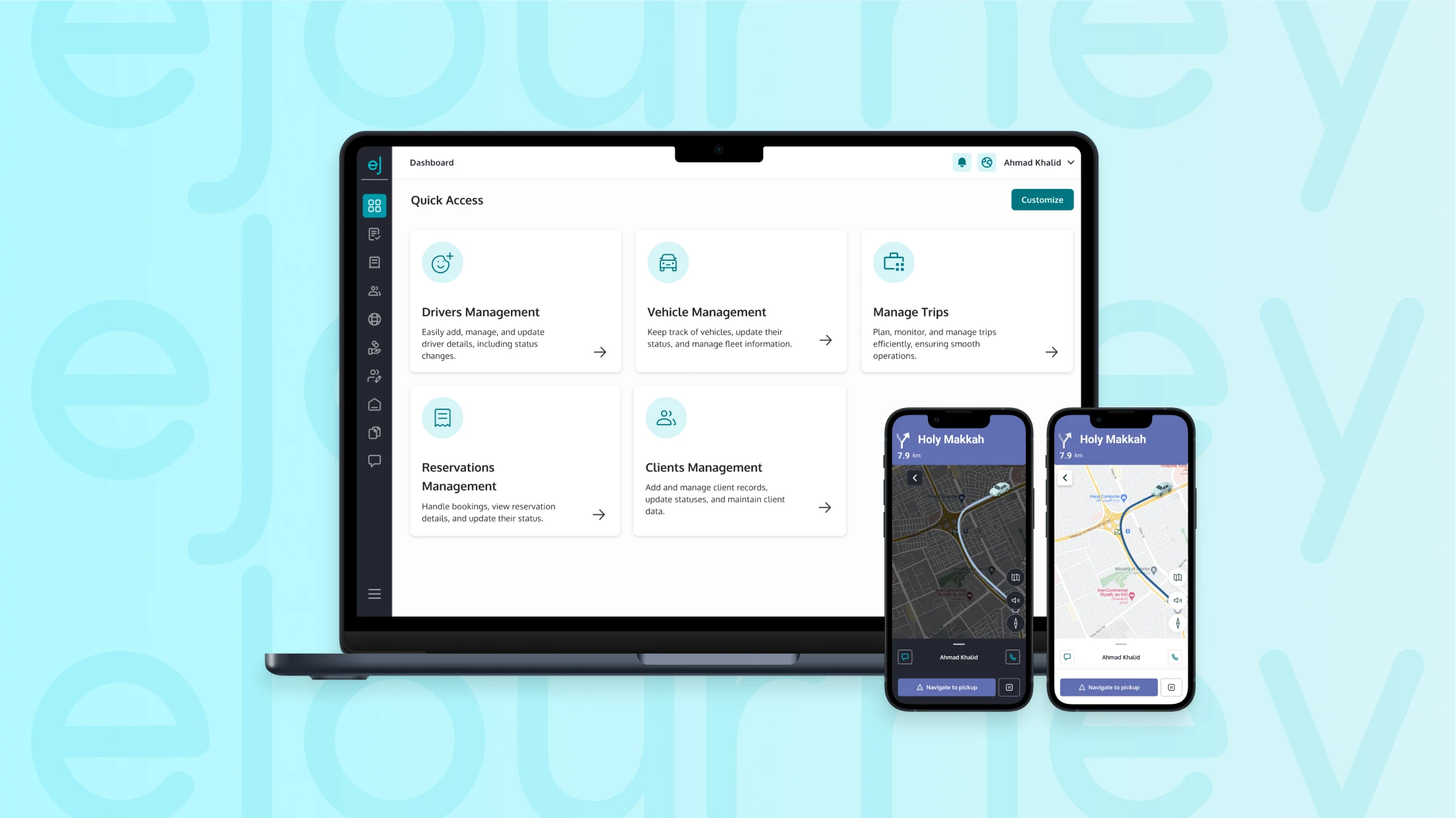 Graphic of a typography specimen showing the alphabet and numerals on top of a dark gray background.